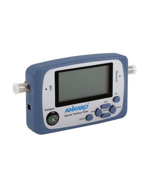 Ankaro ANK SF 150, Digitaler Satfinder, Messgerät, beleuchtet, Kompass, Profi, vorprogrammiert