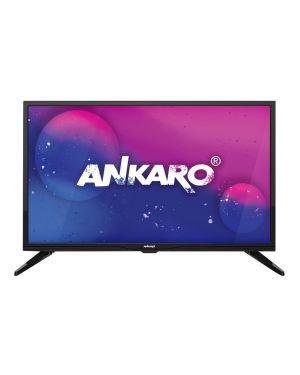 Ankaro ANK CL-2402, 24 Zoll, 61 cm, Camping LED TV Fernsher, Tripple Tuner, DVB-S2, DVB-T2, DVB-C, 12 Volt, Ideal für Camping, 12 Volt, HDMI, USB